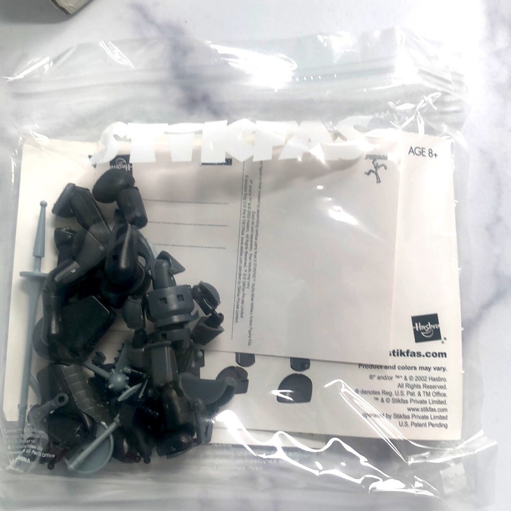 Stikfas Omega Male Armored Knight With Stallion Deluxe Action Figure Kit - Picture 4 of 9